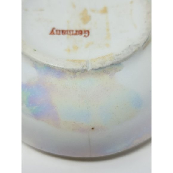 Vintage‎ Germany Small Hand Painted Trinket Boxes Luminescent Translucent Roses - Picture 11 of 11